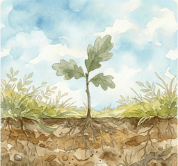 A young sapling — growth through faithful return