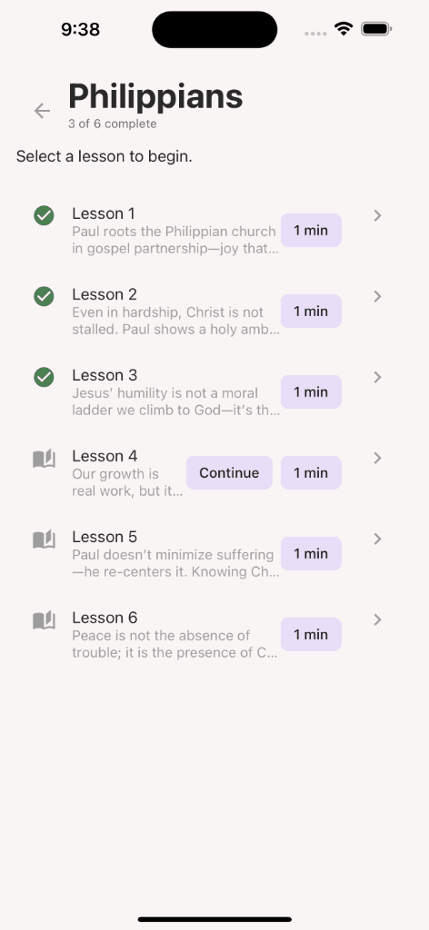 Bible Study Lessons screenshot